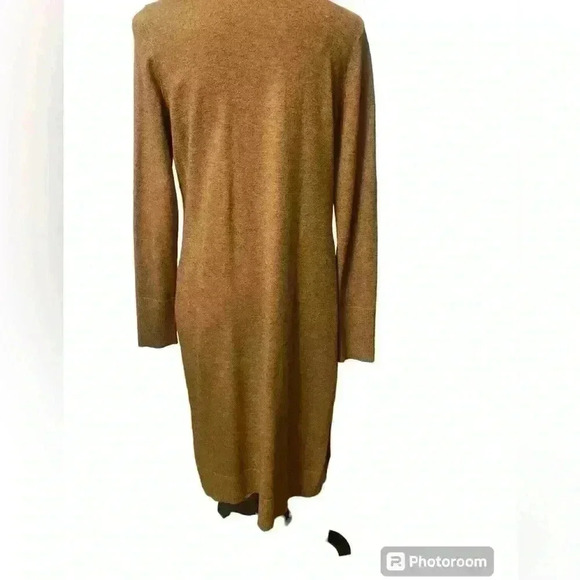 Time and Tru women’s Long sleeve open front cardigan in tan  size medium - Picture 6 of 9